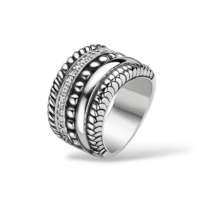 Anello a Fascia Larga Donna Ti Sento Milano - 1835ZI/58