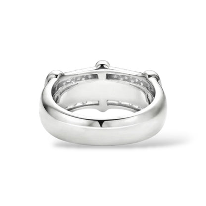 Anello a Fascia Donna Torciglione con Zirconi Ti Sento Milano - 12047ZI