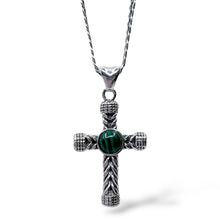 Collana Unisex Croce e Pietre di Gerba - RG08