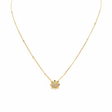 Collana Dvccio Con Sole Inserito Argento 925 Placcata oro 24kt - GCSIL11G