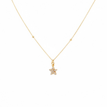 Collana Dvccio Con Fiore Argento 925 Placcata oro 24kt - GCSIL01G