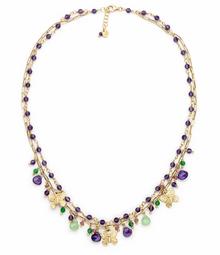 Collana Con Pendenti Ishwara Ali Per Volare - SS0540GR/AM