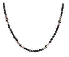 Collana In Acciaio Dorato Rosso Amante Amerigo- UCO717GR
