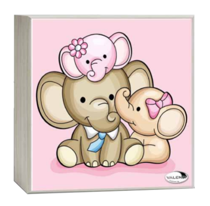 Lampada Led Elefantini Rosa Valenti - 75171 RA