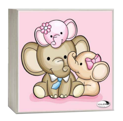 Lampada Led Elefantini Rosa Valenti - 75171 RA