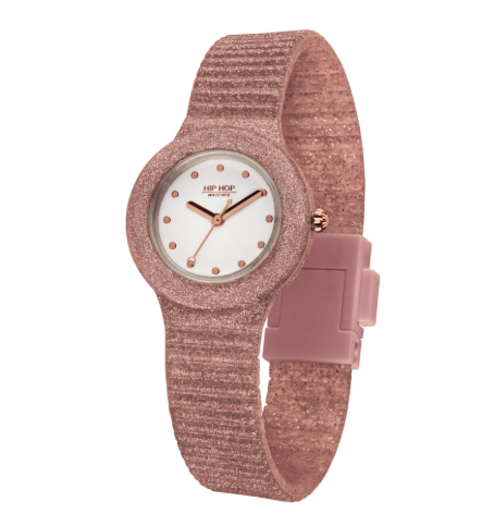 Orologio Donna Hip Hop Sparkling Rose Gold - HWU969