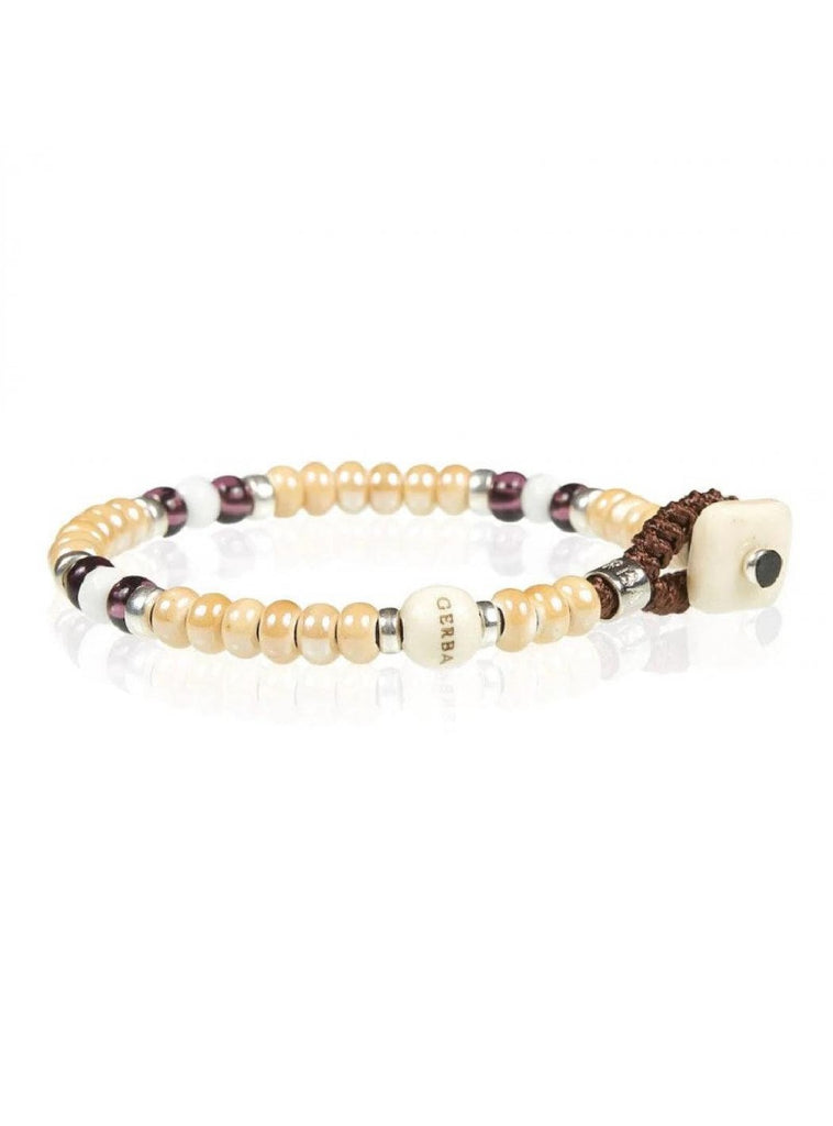Bracciale Da Uomo Gerba White & Sand - 01