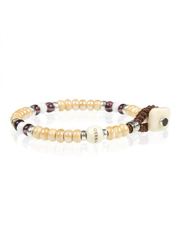 Bracciale Da Uomo Gerba White & Sand - 01