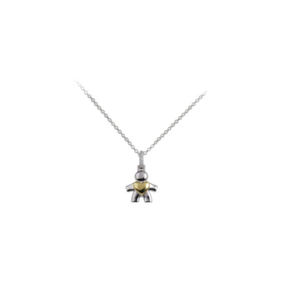 Collana Donna In Argento Blu Amante Bimbo E Bimba Piccoli - BCN454DH - BCN455DH