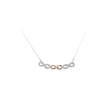 Collana Donna In Argento Blu Amante Con Infiniti - BCN222OE