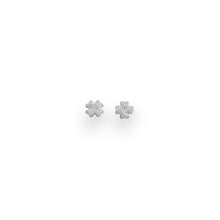 Orecchini Donna In Argento Blu Amante Con Quadrifoglio - BOR016ZE
