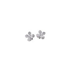 Orecchini In Argento A Fiore Blu Amante - BOR448DH