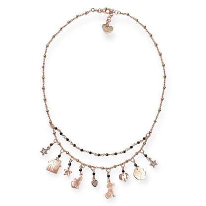 Collana Doppia Spinelli Neri Amici a 4 Zampe - Le Favole