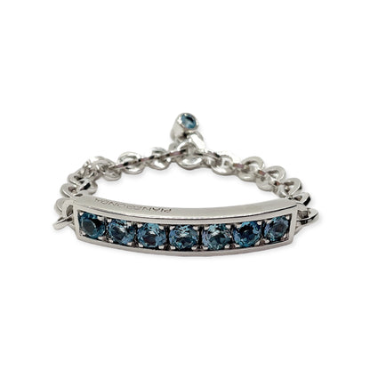 Bracciale Donna Topazi Azzurri in Argento - BA010578