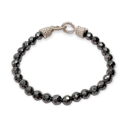 Bracciale Spadarella Chiusura a Corda e Pietre Naturali - SPBR632
