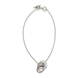 Collana Donna Love Circles in Argento - CAFR0043