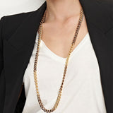 ﻿Collana Donna Lunga Unoaerre in Bronzo Cioccolato - 000EXH5135000