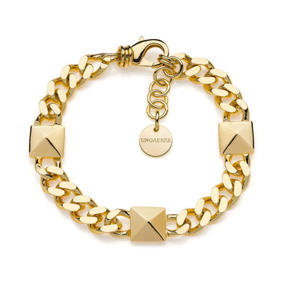 ﻿Bracciale Donna Unoaerre Groumetta con Piramide - 008EXB0024000
