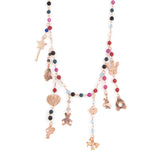Collana Ciondoli Pietre Colorate - Le Favole