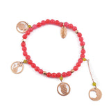 Bracciale Le Favole Pietre Colorate Ciondoli