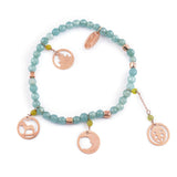 Bracciale Le Favole Pietre Colorate Ciondoli