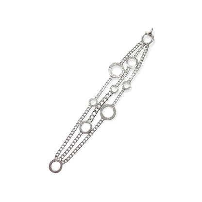 Bracciale Donna Multi Catena Log In in Argento- BA010774