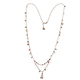 Collana Lunga con Pietre Colorate e Carrozza Mini - Le Favole