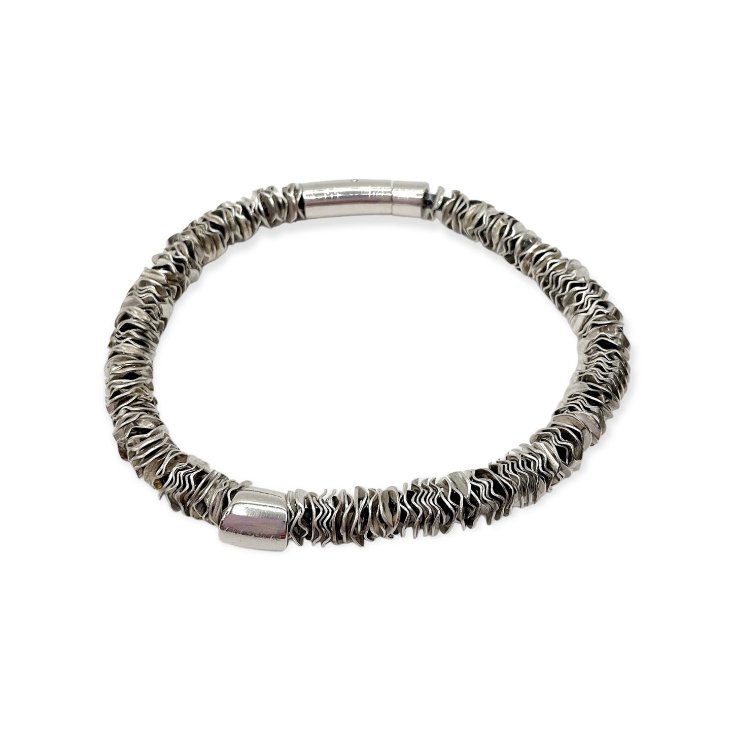 Bracciale Unisex Dischetti in Argento - BA010478