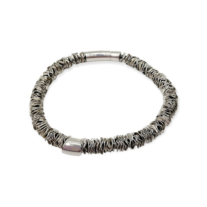 Bracciale Unisex Dischetti in Argento - BA010478