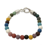 Bracciale Spadarella Chiusura a Serpente e Pietre Naturali - SPBR631