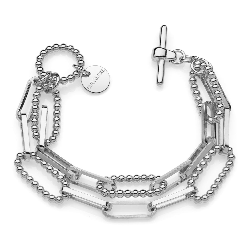 Bracciale Donna Unoaerre Paper Clip con Palline - 009EXB0025000