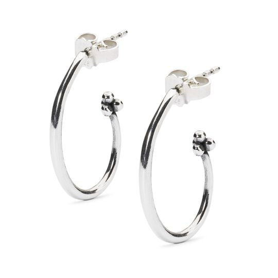 Orecchini a Cerchio con Bocciolo Trollbeads - TAGEA-00100