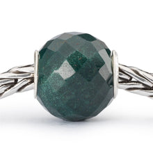 Calcedonio Verde Rotondo Sfaccettato Trollbeads - TSTBE-00034