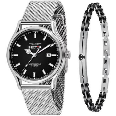 Box Uomo Bracciale + Orologio Sector 660 Uomo