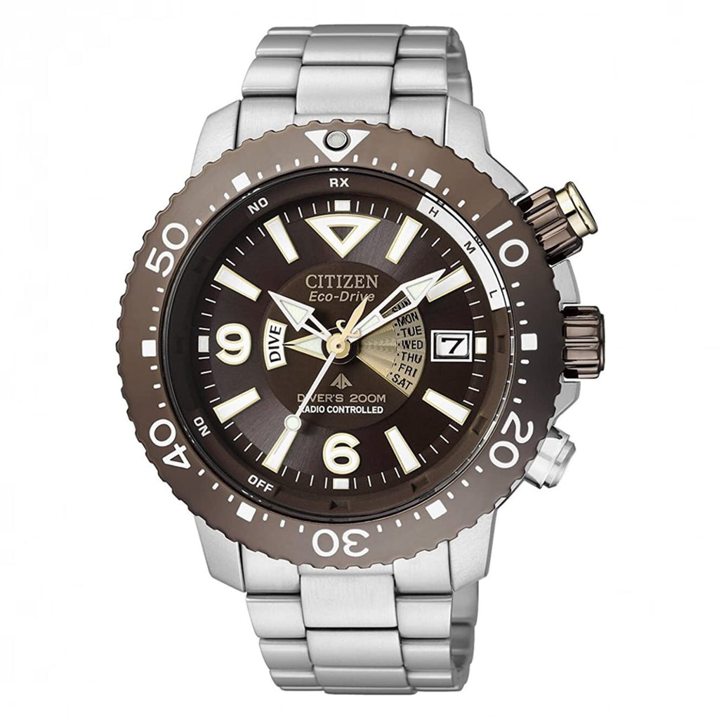 Orologio Uomo Citizen Eco-Drive Radiocontrollato Diver's 200 mt - BY2000-55W -