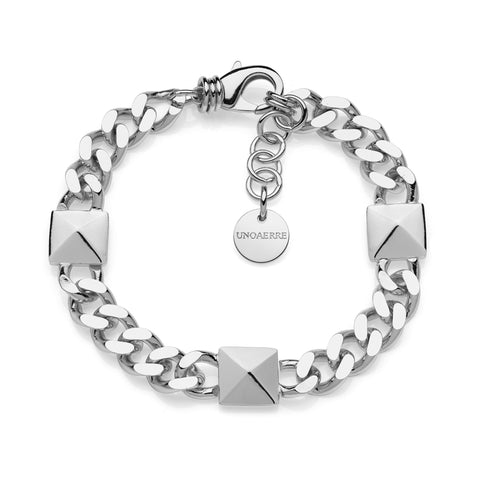 ﻿Bracciale Donna Unoaerre Groumetta con Piramide - 008EXB0024000