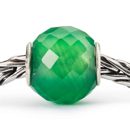 Onice Verde Rotondo Sfaccettato Trollbeads - TSTBE-00036