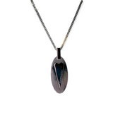 Collana Donna Ovale con Cuore in Argento - CA010837