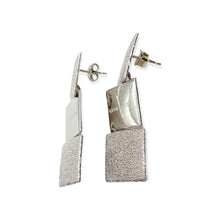 Orecchini Donna Pendente Quadrato in Argento - OA010144