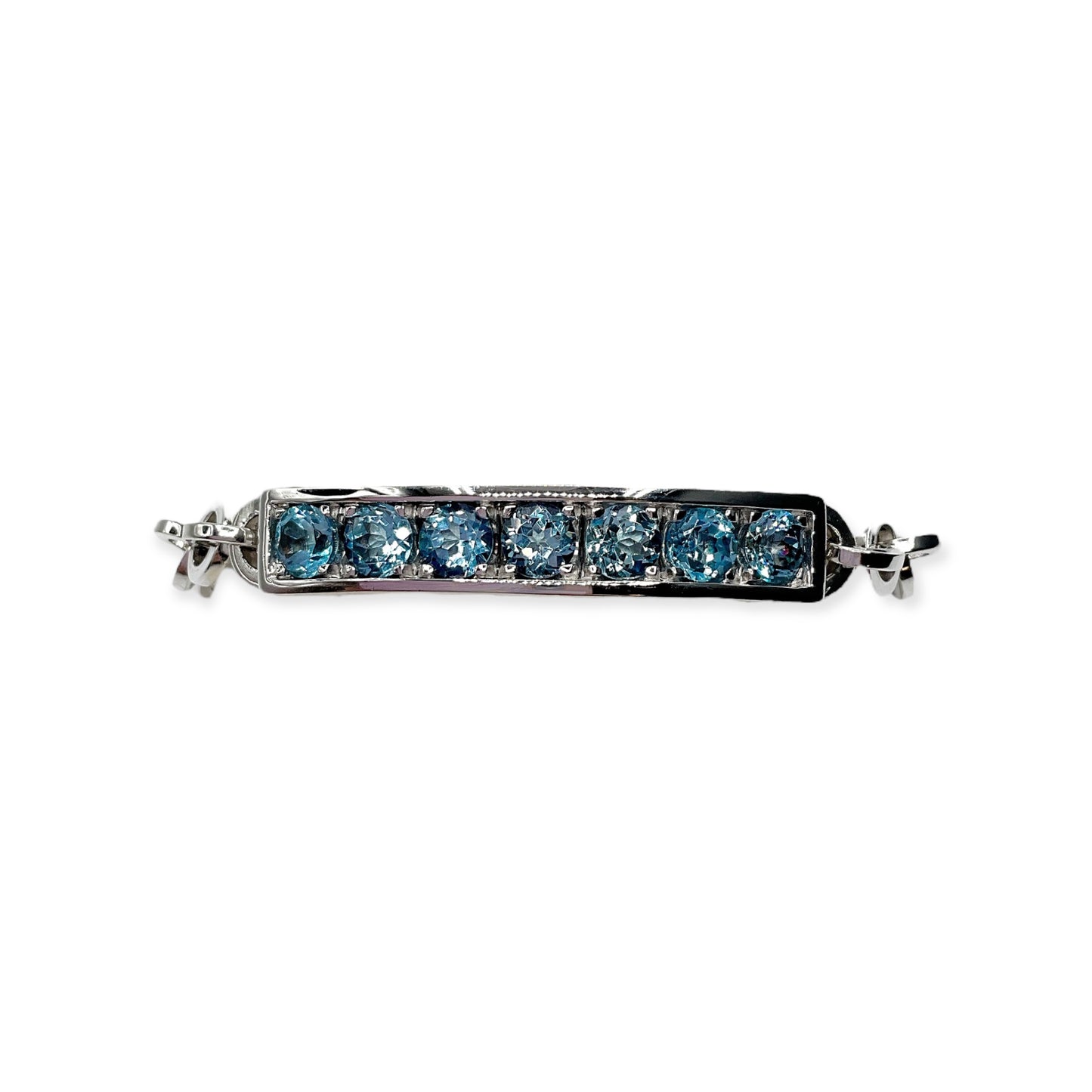 Bracciale Donna Topazi Azzurri in Argento - BA010578