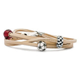 Bracciale Cuoio Beige RITIRATO Trollbeads - TLEBR-00010