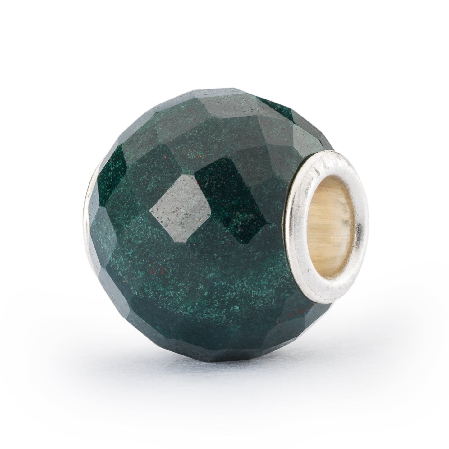 Calcedonio Verde Rotondo Sfaccettato Trollbeads - TSTBE-00034