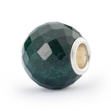 Calcedonio Verde Rotondo Sfaccettato Trollbeads - TSTBE-00034