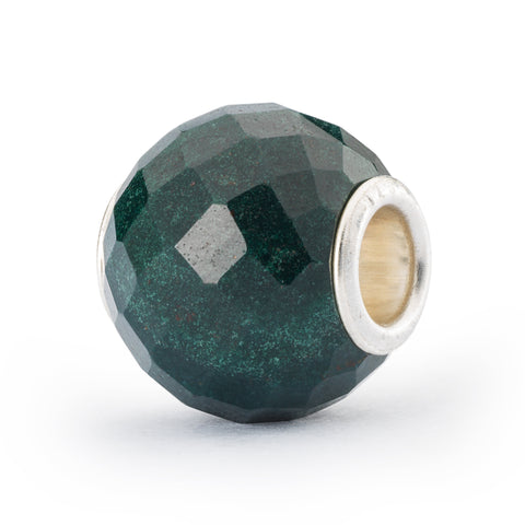Calcedonio Verde Rotondo Sfaccettato Trollbeads - TSTBE-00034