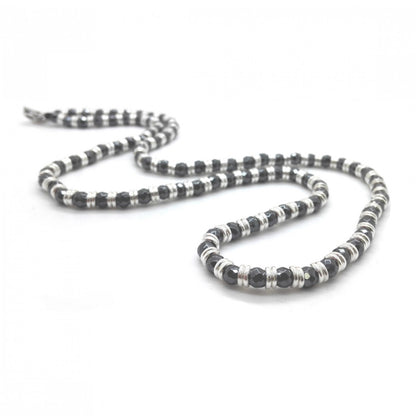 Collana Spadarella Ematite e Anellini - SPGR514