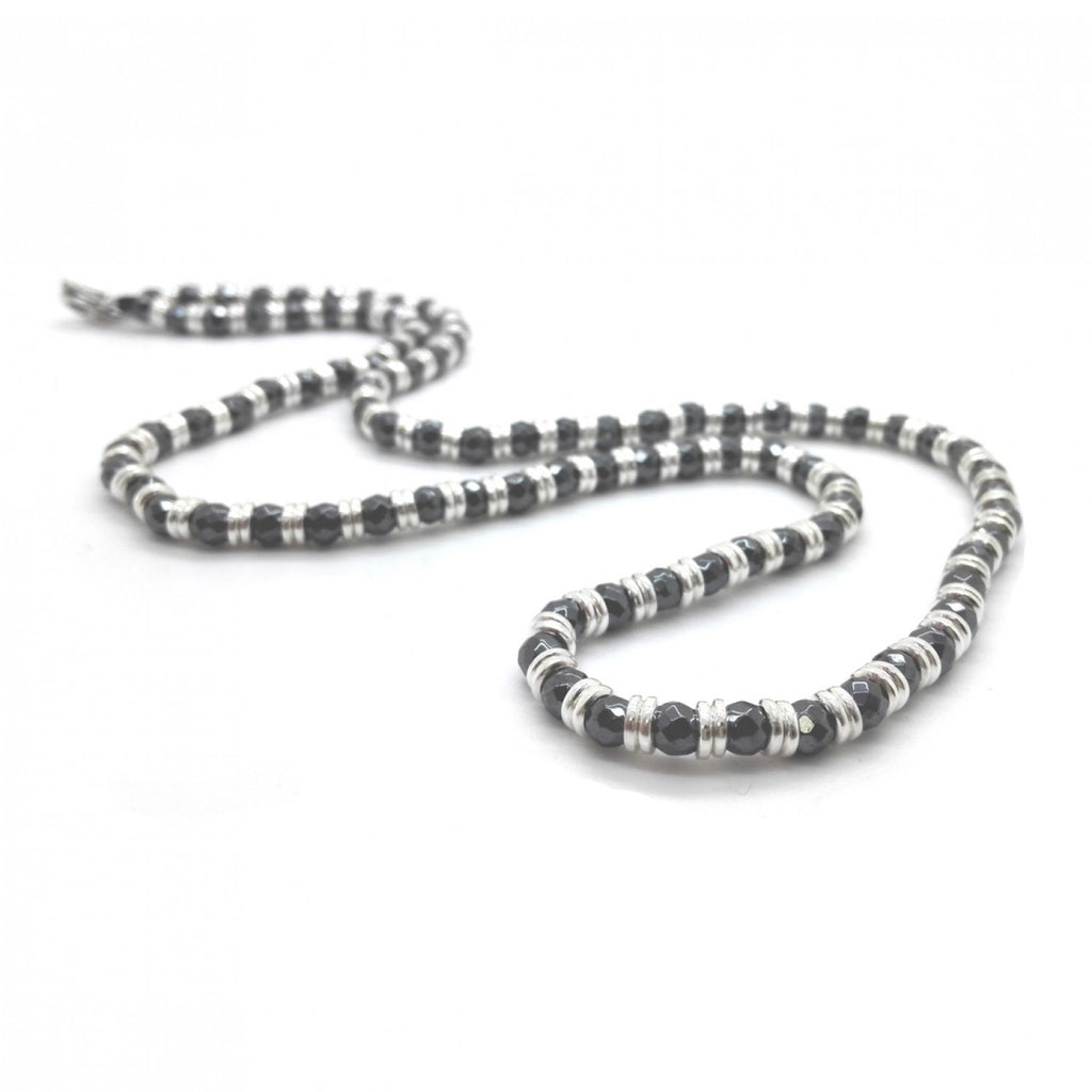 Collana Spadarella Ematite e Anellini - SPGR514