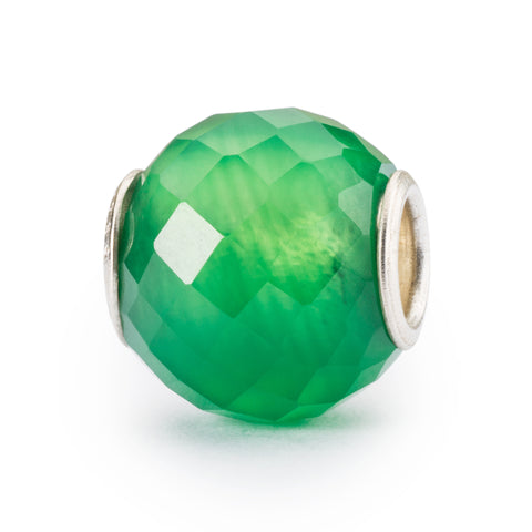 Onice Verde Rotondo Sfaccettato Trollbeads - TSTBE-00036