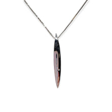 Collana Donna Barretta con Brillante in Argento - CA010647
