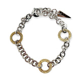 Bracciale Donna Cerchi Oro Gold Charm in Argento - BA050752