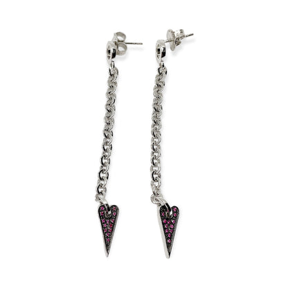 Orecchini Donna Rubini Glittering Love in Argento - OA010453